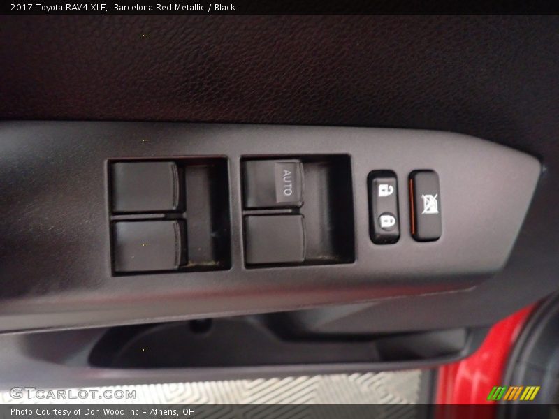 Barcelona Red Metallic / Black 2017 Toyota RAV4 XLE