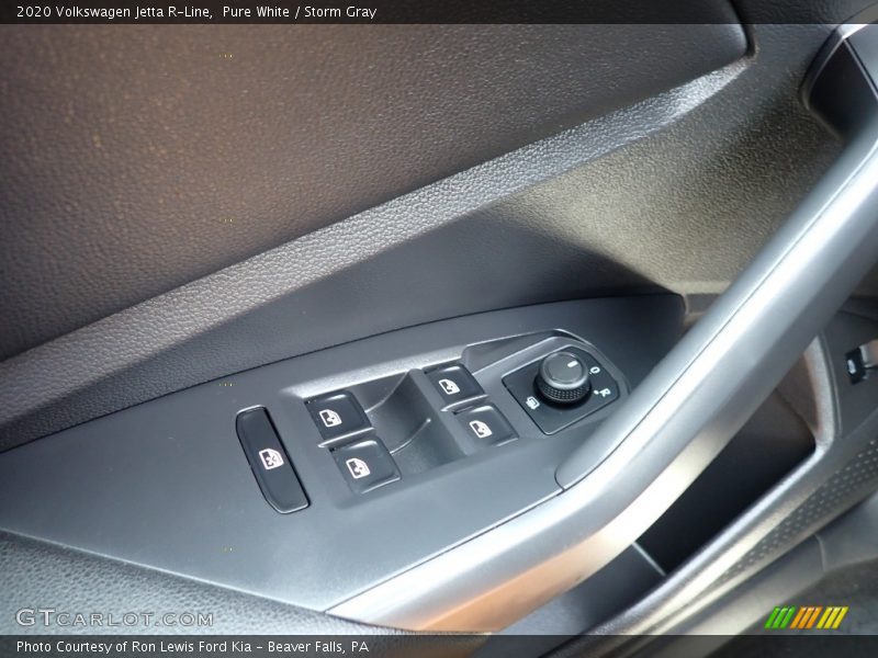 Pure White / Storm Gray 2020 Volkswagen Jetta R-Line