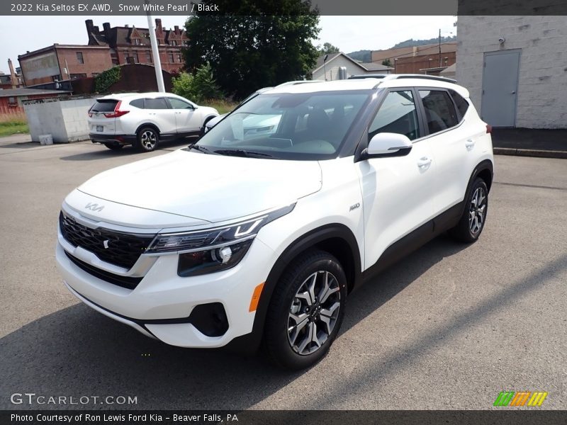 Snow White Pearl / Black 2022 Kia Seltos EX AWD