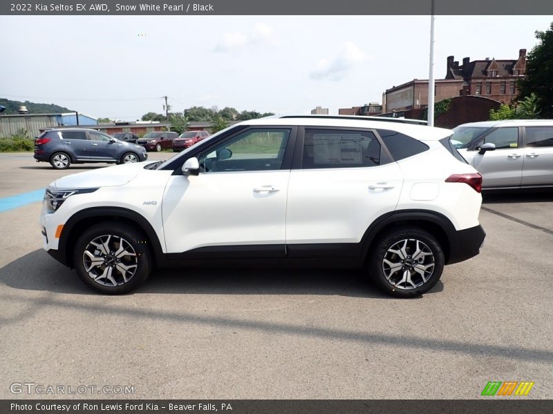 Snow White Pearl / Black 2022 Kia Seltos EX AWD