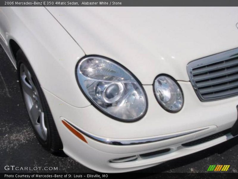 Alabaster White / Stone 2006 Mercedes-Benz E 350 4Matic Sedan