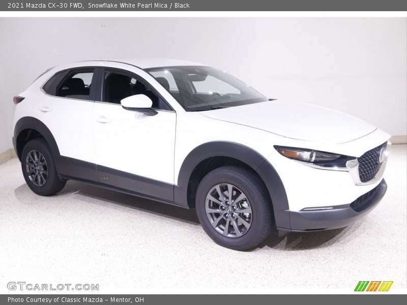 Snowflake White Pearl Mica / Black 2021 Mazda CX-30 FWD