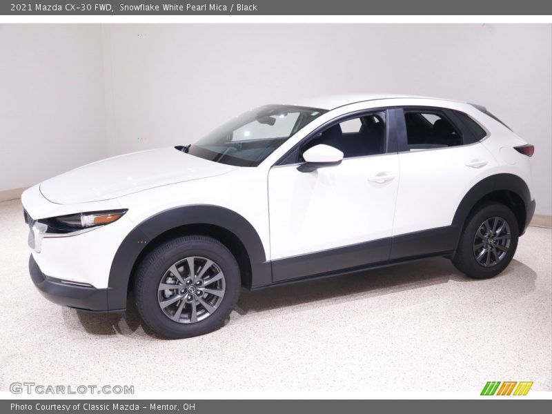 Snowflake White Pearl Mica / Black 2021 Mazda CX-30 FWD