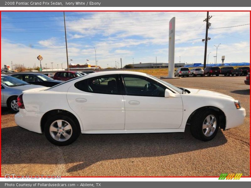 Ivory White / Ebony 2008 Pontiac Grand Prix Sedan