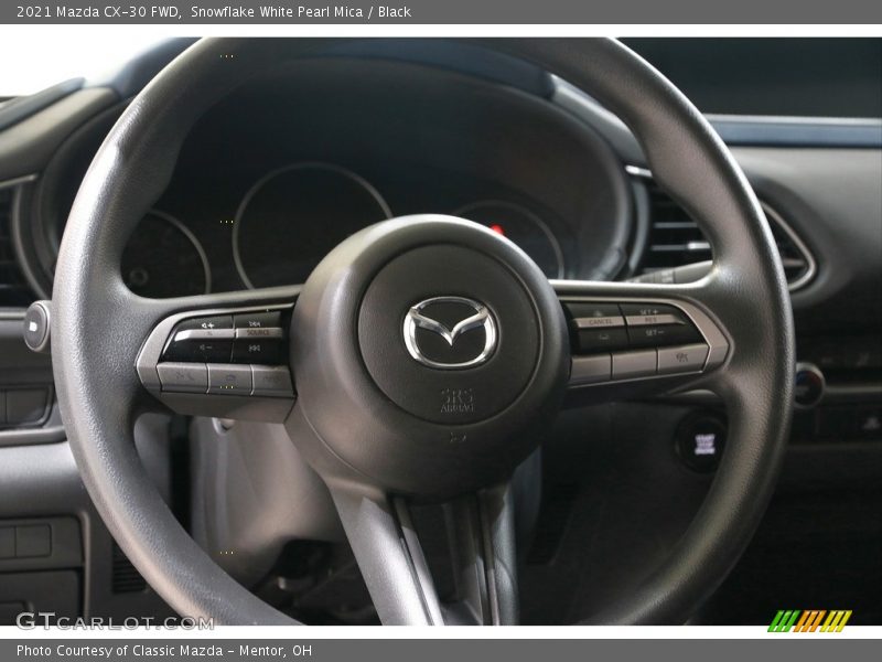 Snowflake White Pearl Mica / Black 2021 Mazda CX-30 FWD