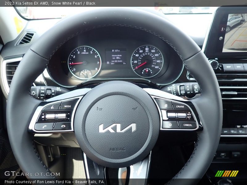 Snow White Pearl / Black 2022 Kia Seltos EX AWD