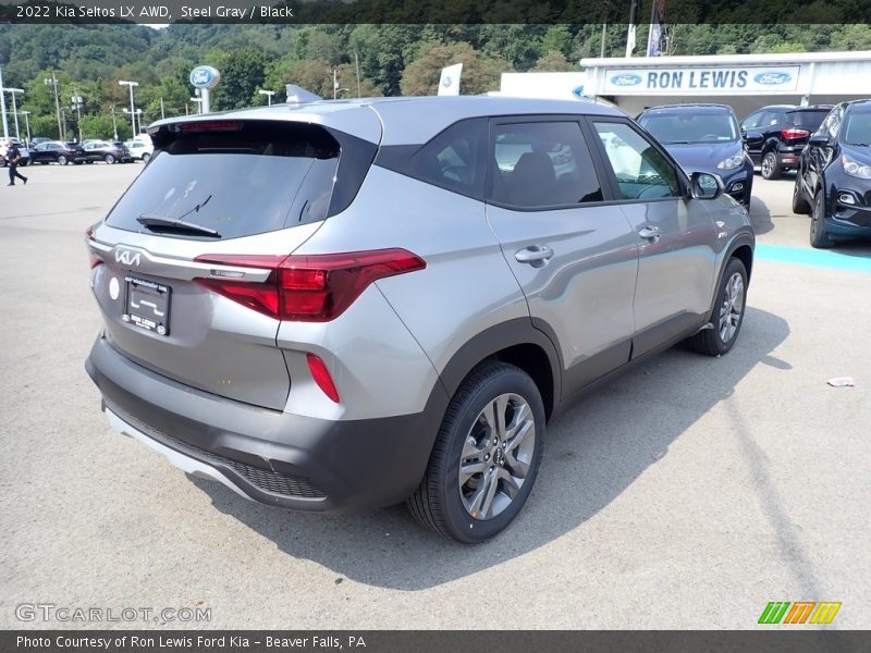 Steel Gray / Black 2022 Kia Seltos LX AWD