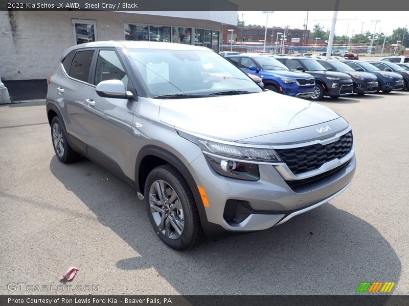 Steel Gray / Black 2022 Kia Seltos LX AWD