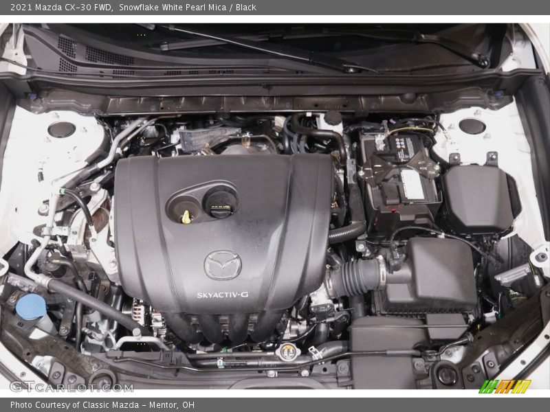 Snowflake White Pearl Mica / Black 2021 Mazda CX-30 FWD