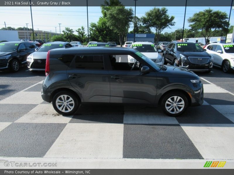 Gravity Gray / Black 2021 Kia Soul LX