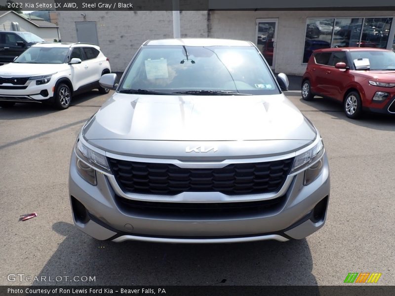 Steel Gray / Black 2022 Kia Seltos LX AWD