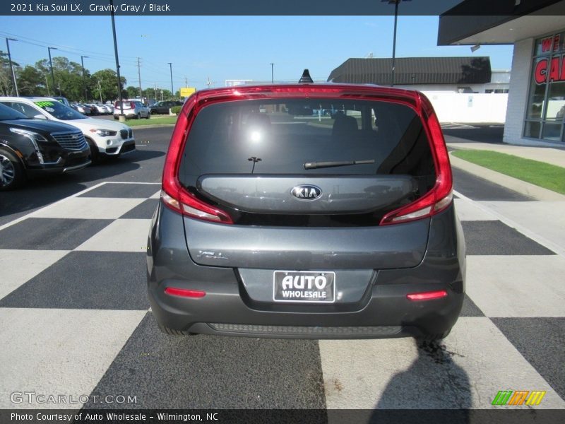 Gravity Gray / Black 2021 Kia Soul LX