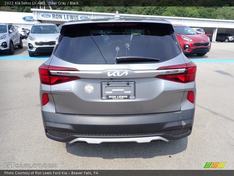 Steel Gray / Black 2022 Kia Seltos LX AWD