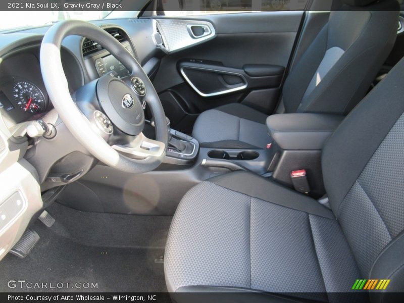 Gravity Gray / Black 2021 Kia Soul LX