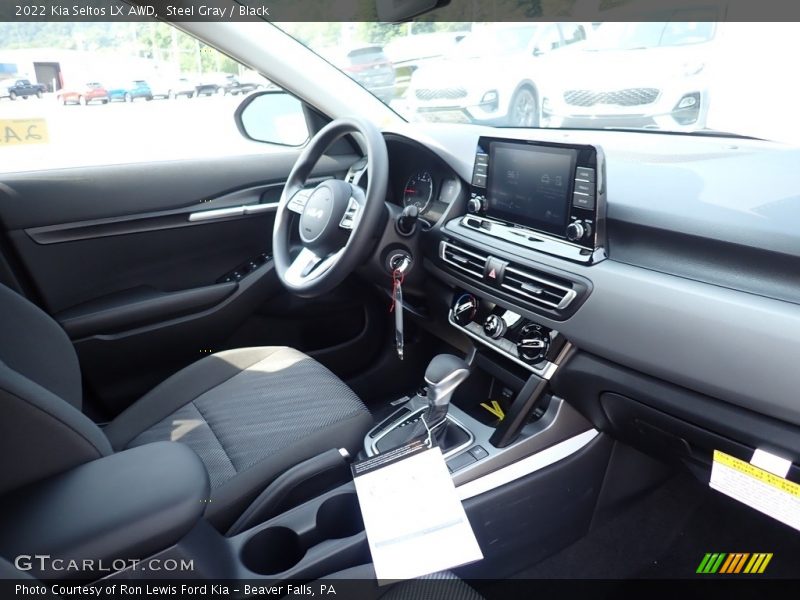 Steel Gray / Black 2022 Kia Seltos LX AWD