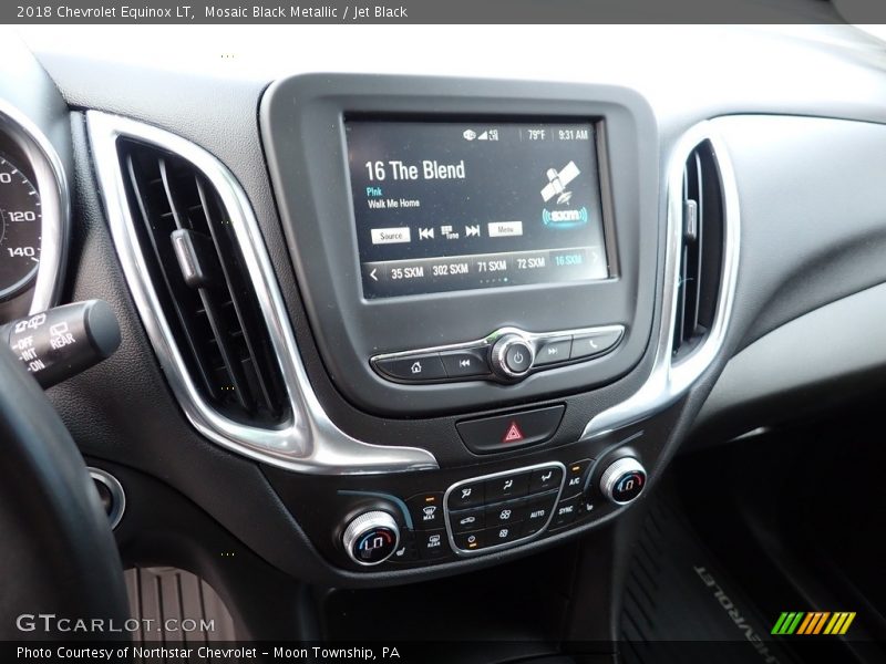 Mosaic Black Metallic / Jet Black 2018 Chevrolet Equinox LT