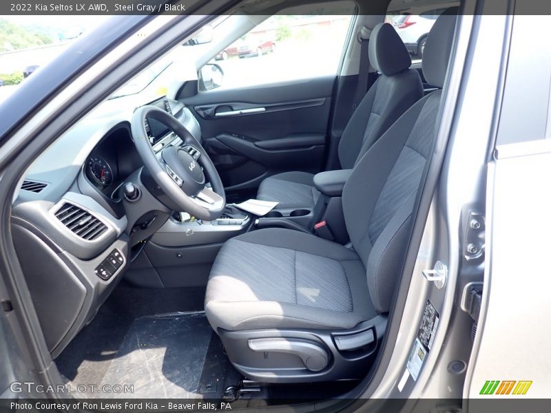 Steel Gray / Black 2022 Kia Seltos LX AWD