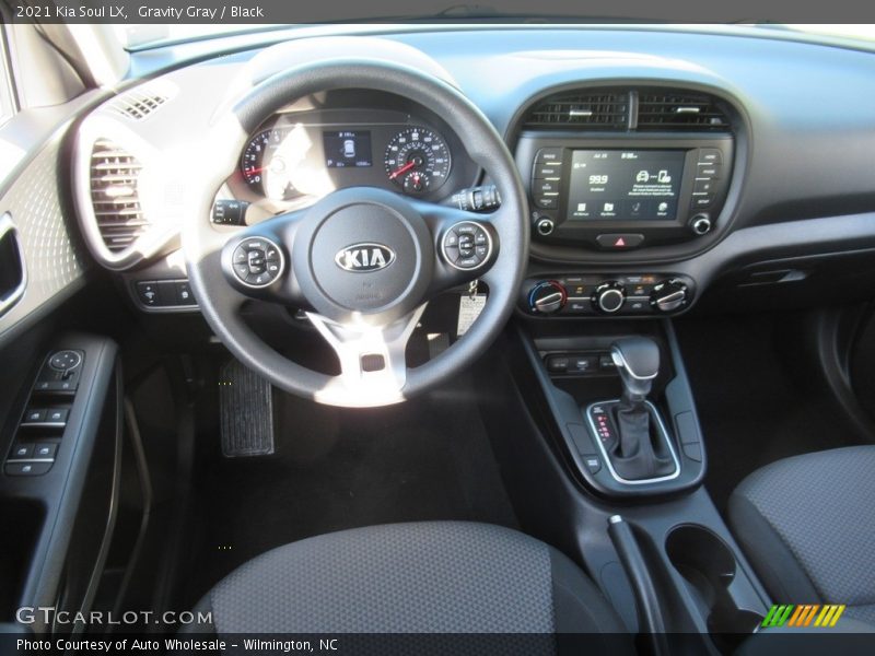 Gravity Gray / Black 2021 Kia Soul LX