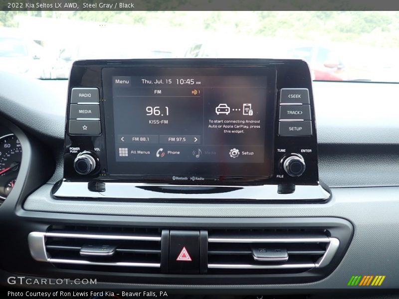 Steel Gray / Black 2022 Kia Seltos LX AWD