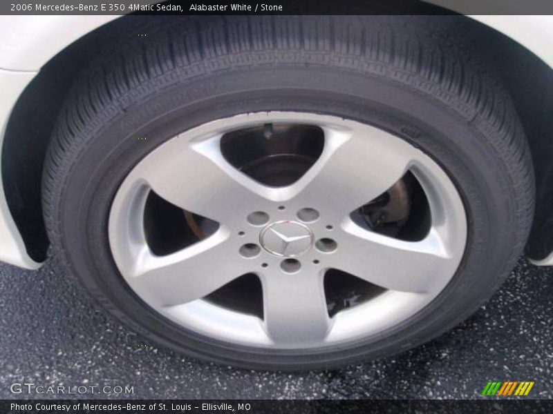 Alabaster White / Stone 2006 Mercedes-Benz E 350 4Matic Sedan