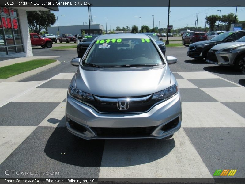 Lunar Silver Metallic / Black 2019 Honda Fit LX