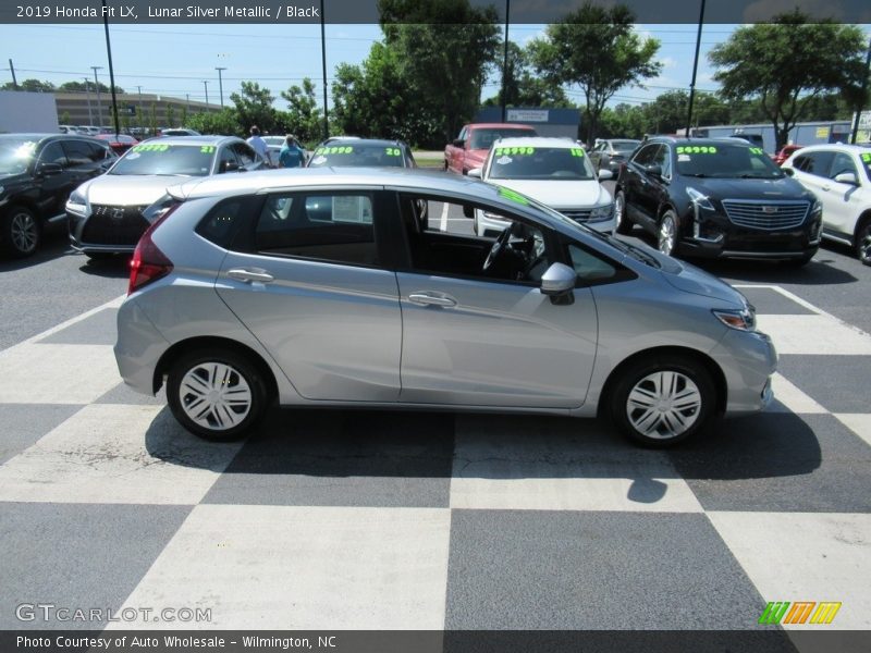 Lunar Silver Metallic / Black 2019 Honda Fit LX