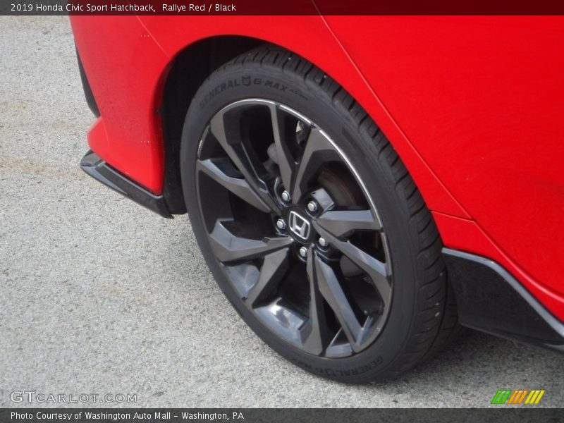 Rallye Red / Black 2019 Honda Civic Sport Hatchback