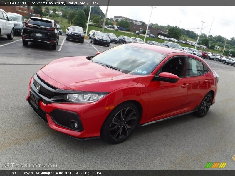 Rallye Red / Black 2019 Honda Civic Sport Hatchback