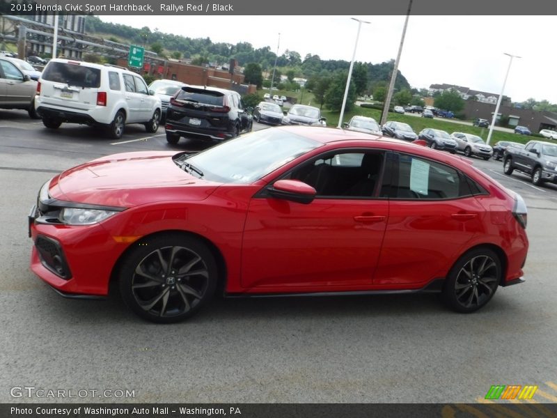 Rallye Red / Black 2019 Honda Civic Sport Hatchback