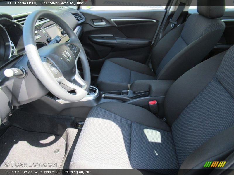 Lunar Silver Metallic / Black 2019 Honda Fit LX