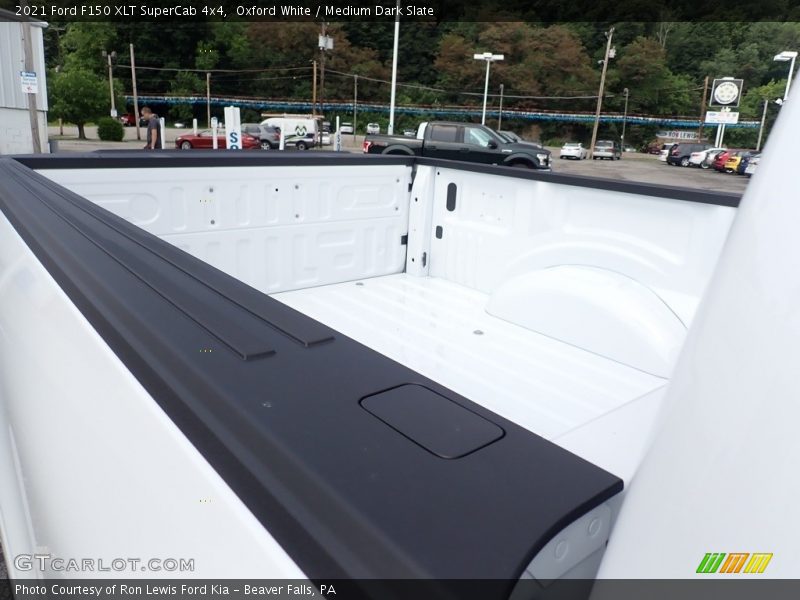 Oxford White / Medium Dark Slate 2021 Ford F150 XLT SuperCab 4x4