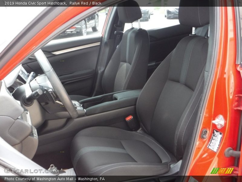 Rallye Red / Black 2019 Honda Civic Sport Hatchback