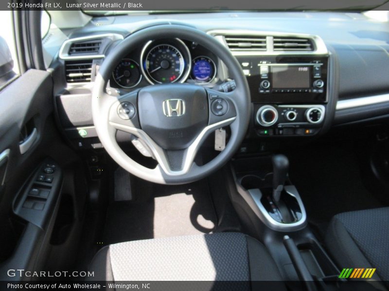 Lunar Silver Metallic / Black 2019 Honda Fit LX