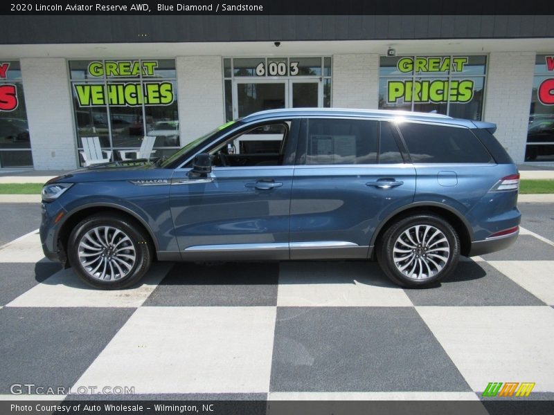 Blue Diamond / Sandstone 2020 Lincoln Aviator Reserve AWD