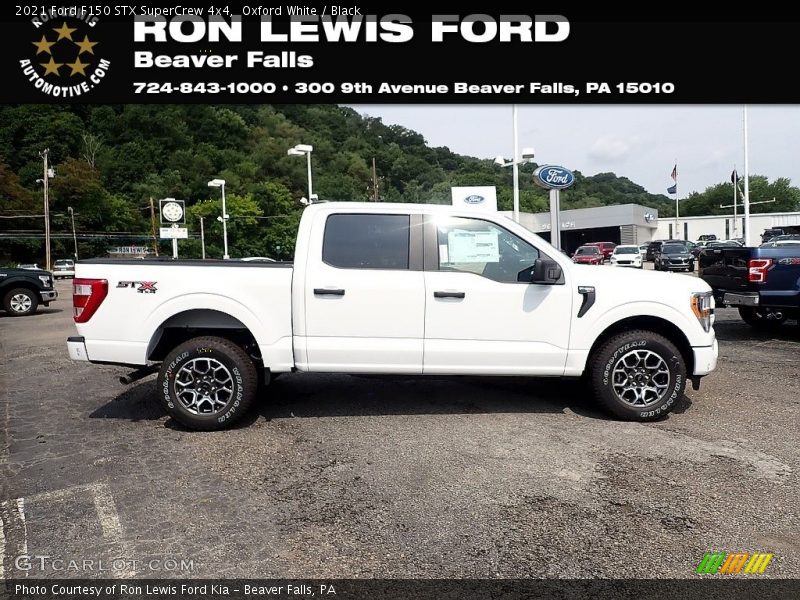 Oxford White / Black 2021 Ford F150 STX SuperCrew 4x4