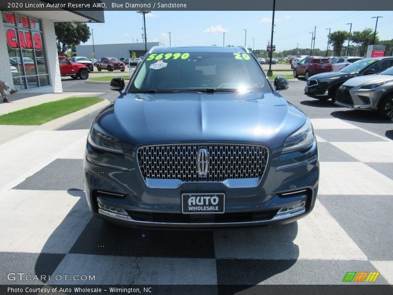 Blue Diamond / Sandstone 2020 Lincoln Aviator Reserve AWD