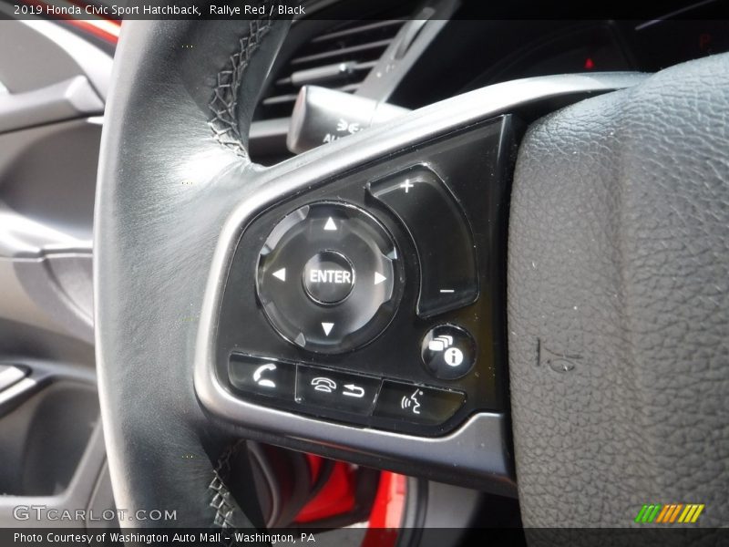 Rallye Red / Black 2019 Honda Civic Sport Hatchback