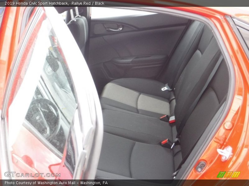 Rallye Red / Black 2019 Honda Civic Sport Hatchback