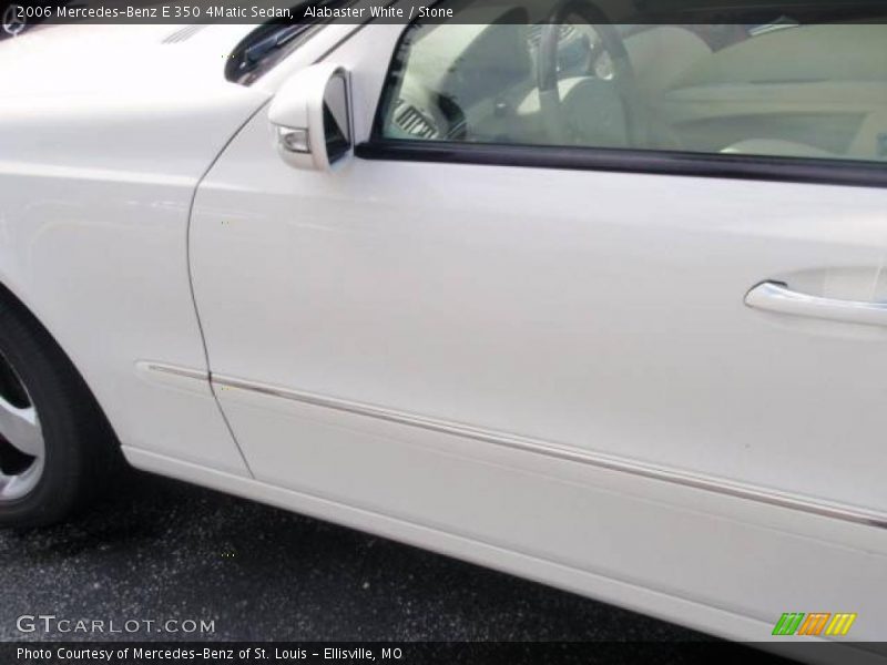 Alabaster White / Stone 2006 Mercedes-Benz E 350 4Matic Sedan