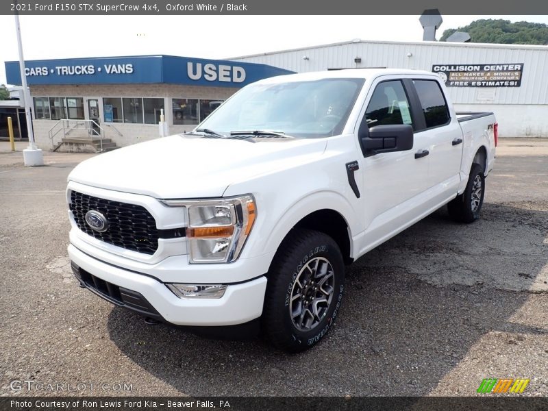 Oxford White / Black 2021 Ford F150 STX SuperCrew 4x4