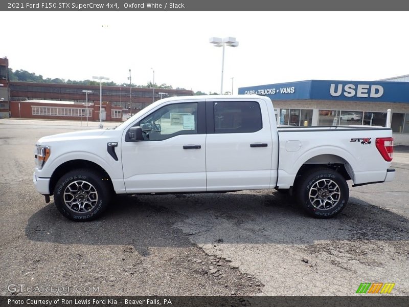 Oxford White / Black 2021 Ford F150 STX SuperCrew 4x4