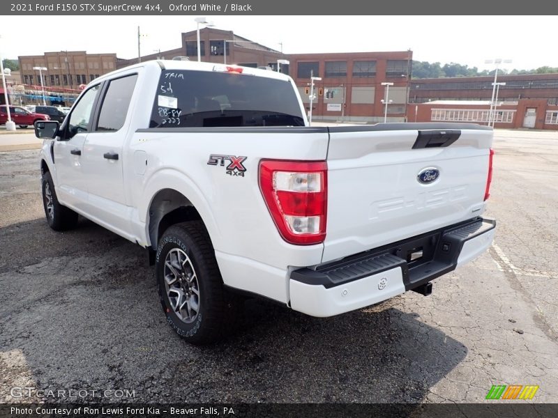 Oxford White / Black 2021 Ford F150 STX SuperCrew 4x4