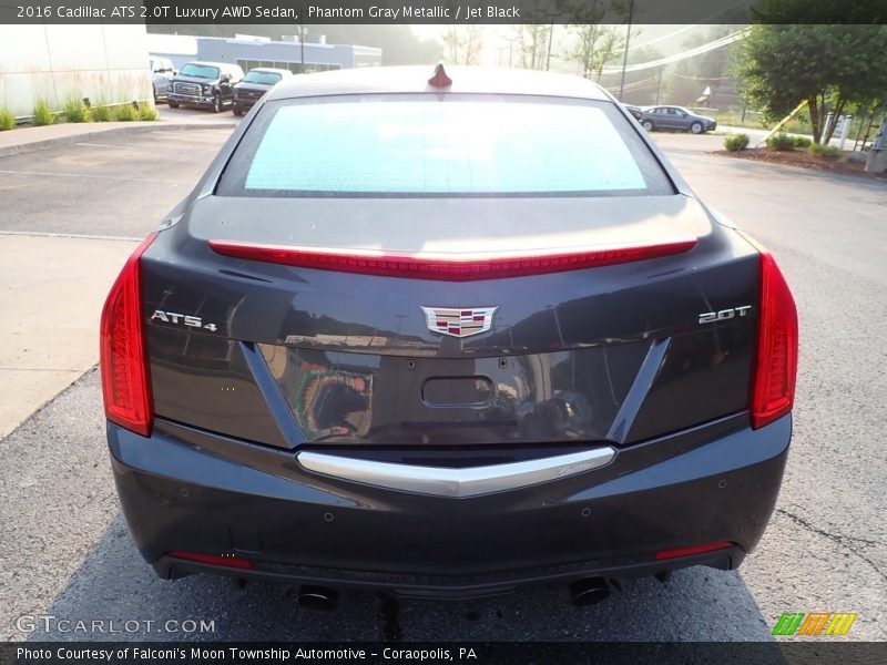 Phantom Gray Metallic / Jet Black 2016 Cadillac ATS 2.0T Luxury AWD Sedan