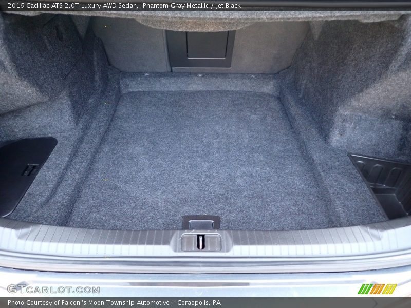 Phantom Gray Metallic / Jet Black 2016 Cadillac ATS 2.0T Luxury AWD Sedan