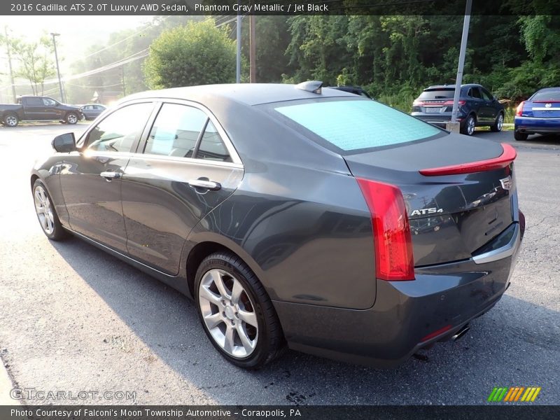 Phantom Gray Metallic / Jet Black 2016 Cadillac ATS 2.0T Luxury AWD Sedan