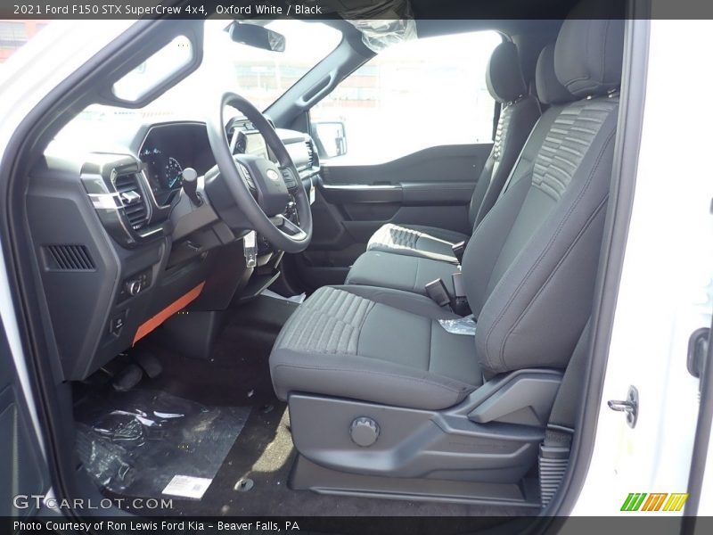 Front Seat of 2021 F150 STX SuperCrew 4x4