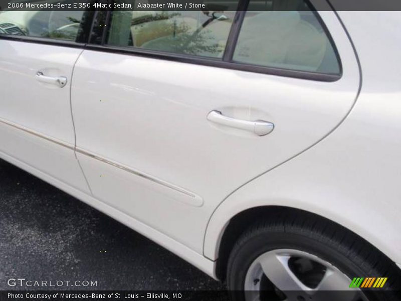 Alabaster White / Stone 2006 Mercedes-Benz E 350 4Matic Sedan