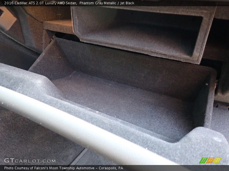 Phantom Gray Metallic / Jet Black 2016 Cadillac ATS 2.0T Luxury AWD Sedan