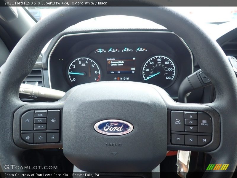 Oxford White / Black 2021 Ford F150 STX SuperCrew 4x4