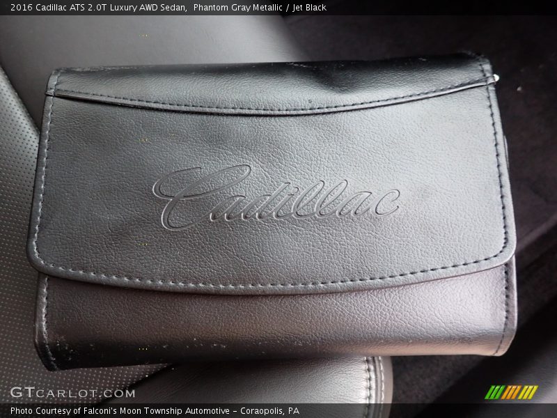 Phantom Gray Metallic / Jet Black 2016 Cadillac ATS 2.0T Luxury AWD Sedan